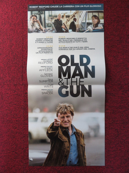 THE OLD MAN & THE GUN ITALIAN LOCANDINA POSTER ROBERT REDFORD DANNY GLOVER 2018 Rendezvous Cinema Movie posters