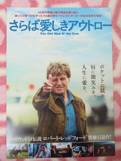 THE OLD MAN & THE GUN JAPANESE CHIRASHI (B5) POSTER ROBERT REDFORD 2018 Movie posters