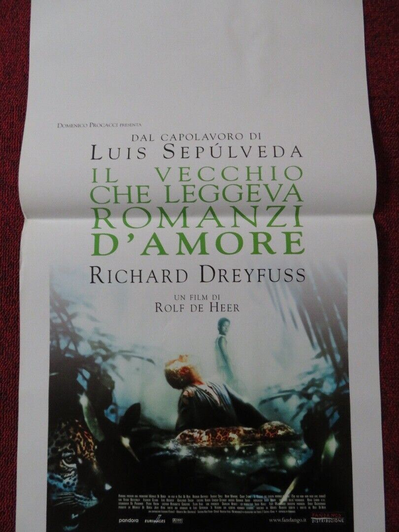 THE OLD MAN WHO READ LOVE STORIES ITALIAN LOCANDINA (27.5"x13") POSTER 2001 Movie posters