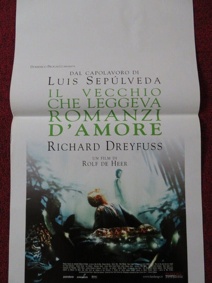 THE OLD MAN WHO READ LOVE STORIES ITALIAN LOCANDINA (27.5"x13") POSTER 2001 Movie posters