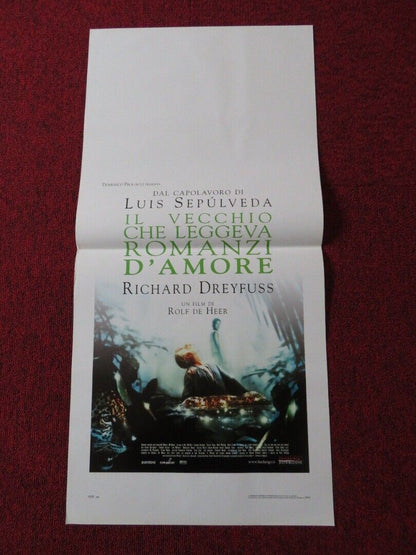 THE OLD MAN WHO READ LOVE STORIES ITALIAN LOCANDINA (27.5"x13") POSTER 2001 Movie posters