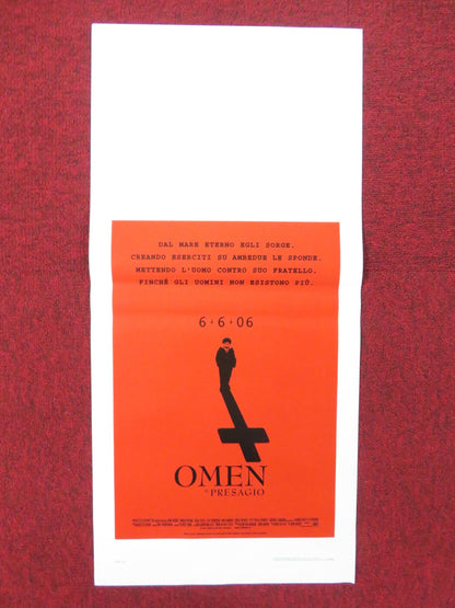 THE OMEN ITALIAN LOCANDINA POSTER LIEV SCHREIBER JULIA STILES 2006 Rendezvous Cinema Movie posters