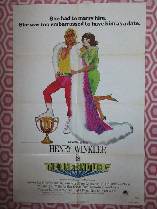 THE ONE AND ONLY US ONE SHEET POSTER HENRY WINKLER KIM DARBY 1978 Movie posters