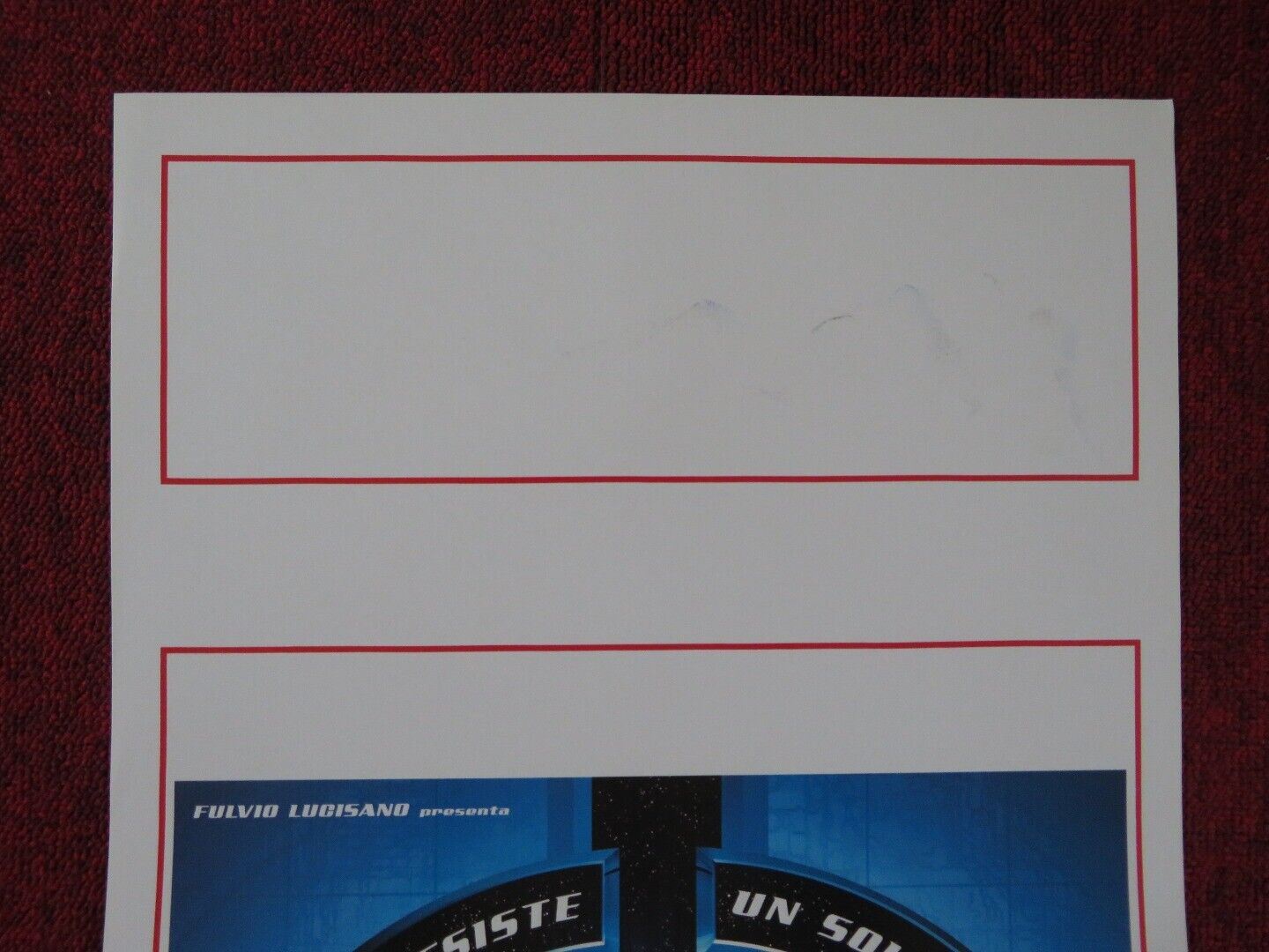 THE ONE ITALIAN LOCANDINA (27.5"x13") POSTER JET LI JASON STATHAM 2002 Movie posters