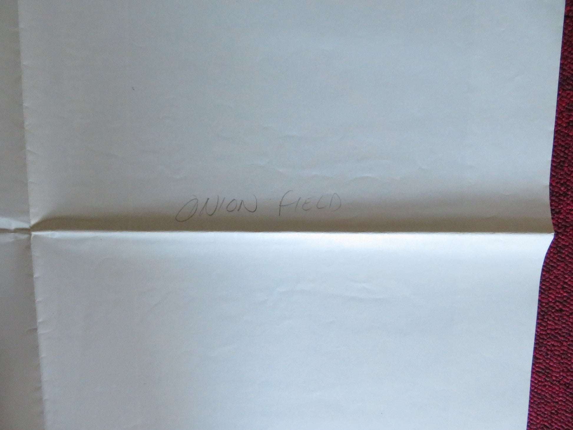 THE ONION FIELD - REVIEW FOLDED US ONE SHEET POSTER JOHN SAVAGE JAMES WOODS 1979 Rendezvous Cinema Movie posters