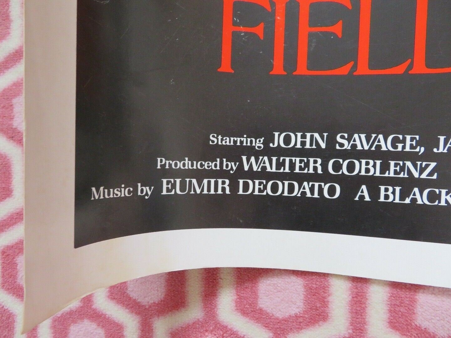 THE ONION FIELD US HALF SHEET (22"x 28") POSTER JOHN SAVAGE JAMES WOODS 1979 Movie posters