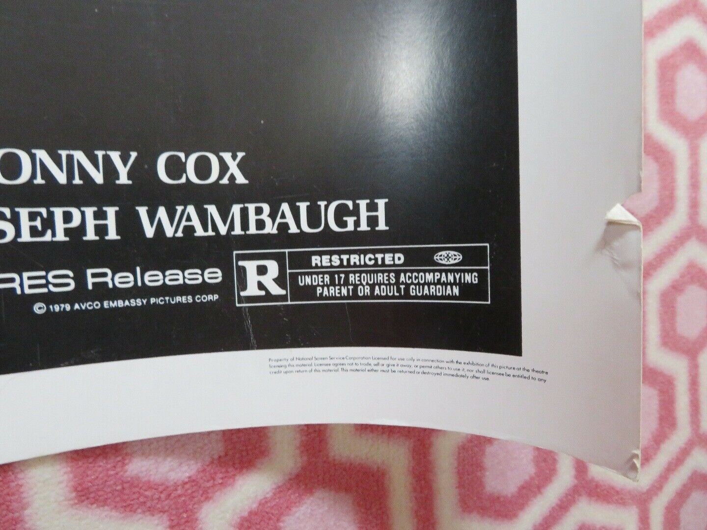 THE ONION FIELD US HALF SHEET (22"x 28") POSTER JOHN SAVAGE JAMES WOODS 1979 Movie posters