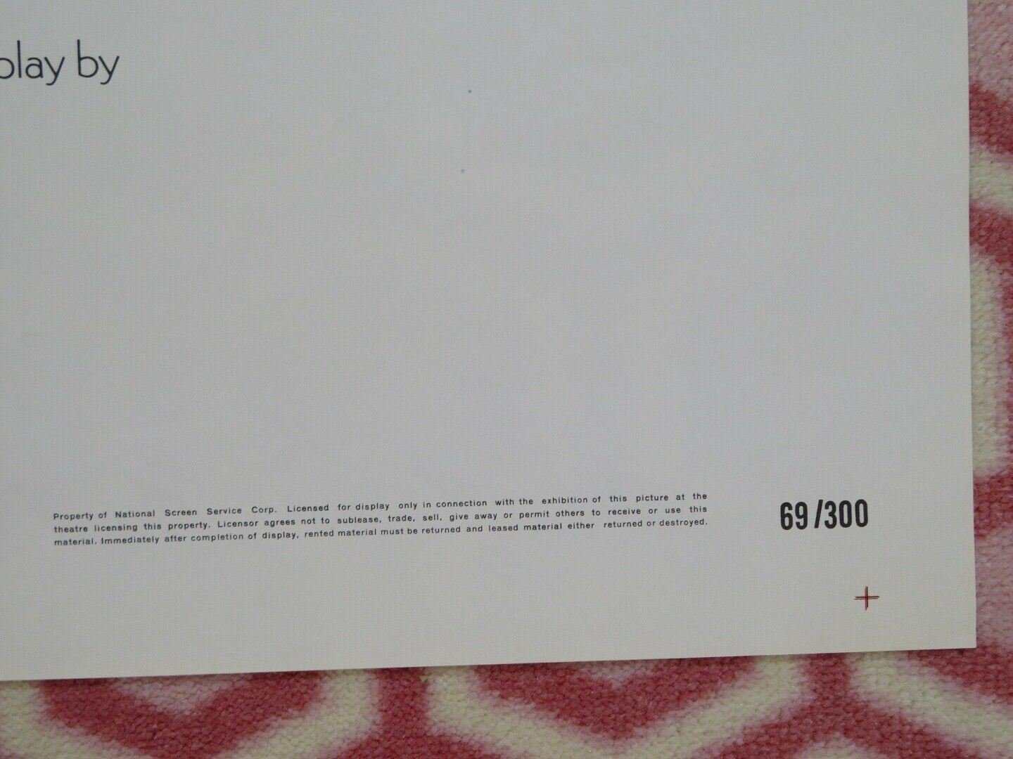 THE ONLY GAME IN TOWN US ONE SHEET POSTER GEORGE STEVENS 1969 Movie posters