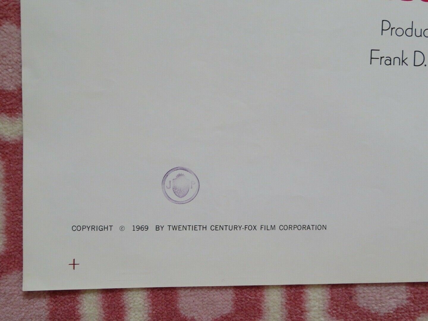 THE ONLY GAME IN TOWN US ONE SHEET POSTER GEORGE STEVENS 1969 Movie posters