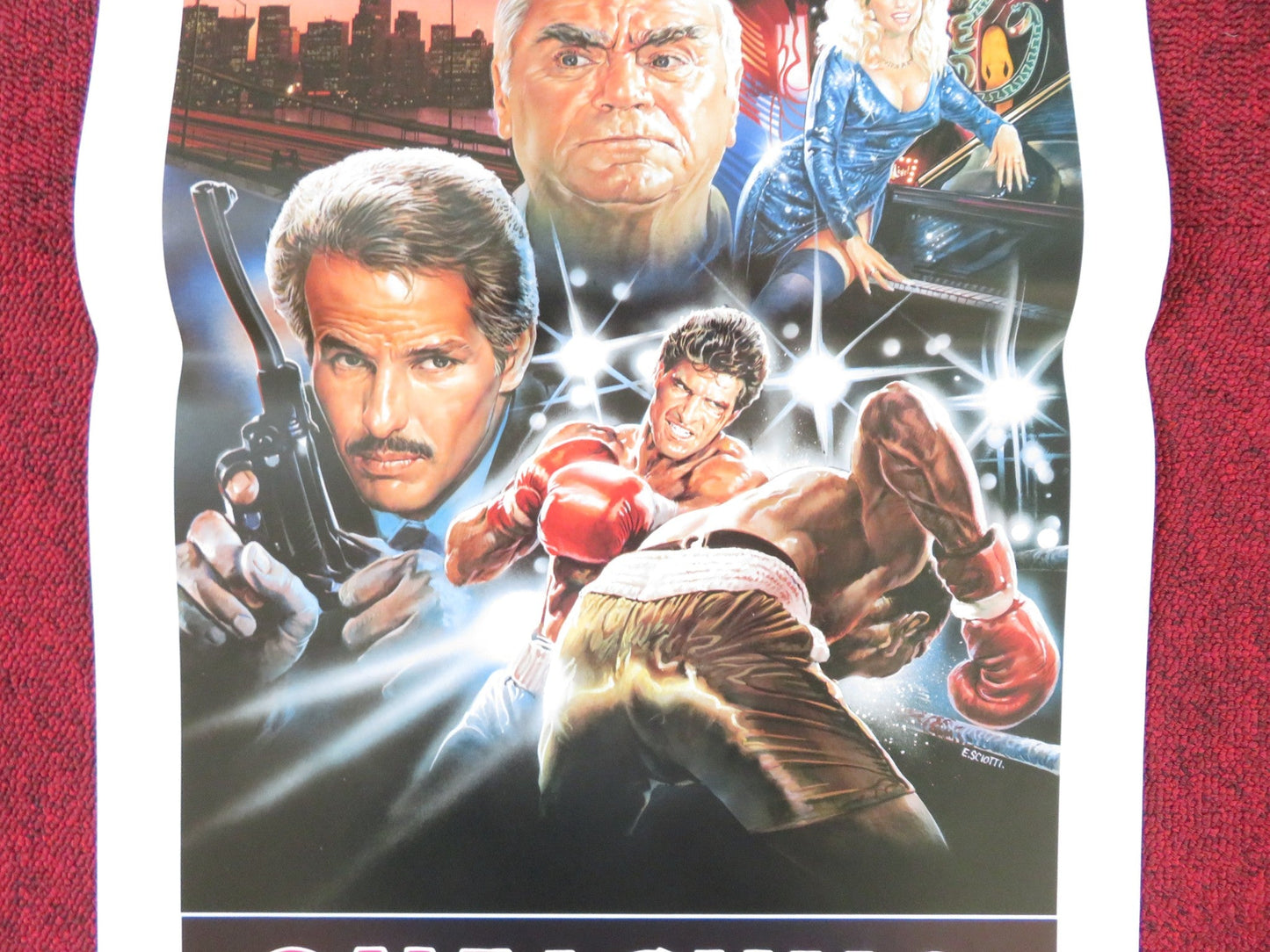 THE OPPONENT ITALIAN LOCANDINA POSTER GIULIANO GEMMA DANIEL GREENE 1988 Rendezvous Cinema Movie posters