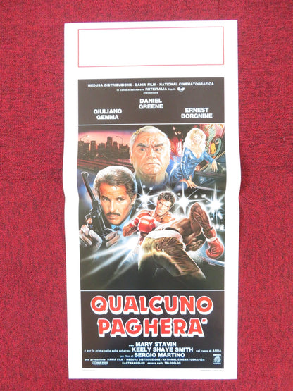 THE OPPONENT ITALIAN LOCANDINA POSTER GIULIANO GEMMA DANIEL GREENE 1988 Rendezvous Cinema Movie posters