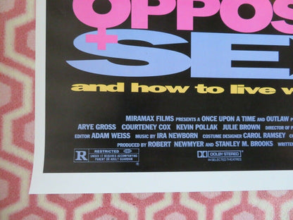 THE OPPOSITE SEX AND HOW TO LIVE WITH THEM US ONE SHEET ROLLED POSTER C COX 1992 Rendezvous Cinema Movie posters