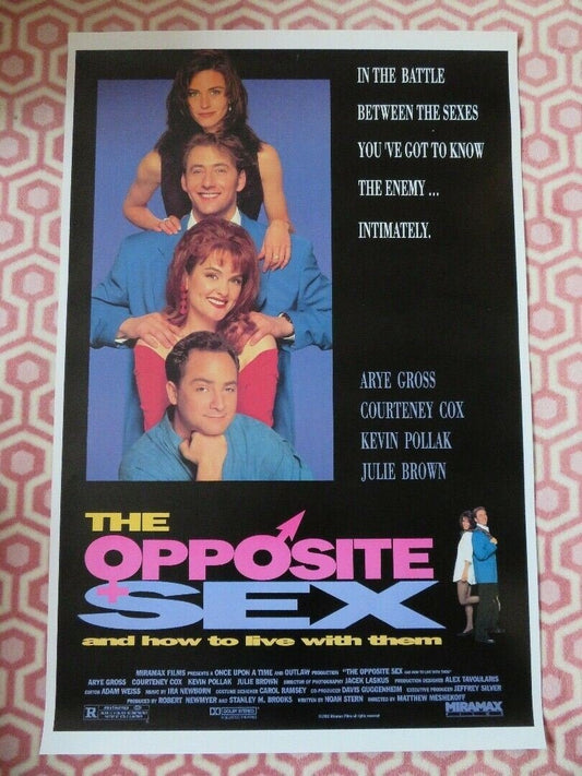 THE OPPOSITE SEX AND HOW TO LIVE WITH THEM US ONE SHEET ROLLED POSTER C COX 1992 Rendezvous Cinema Movie posters