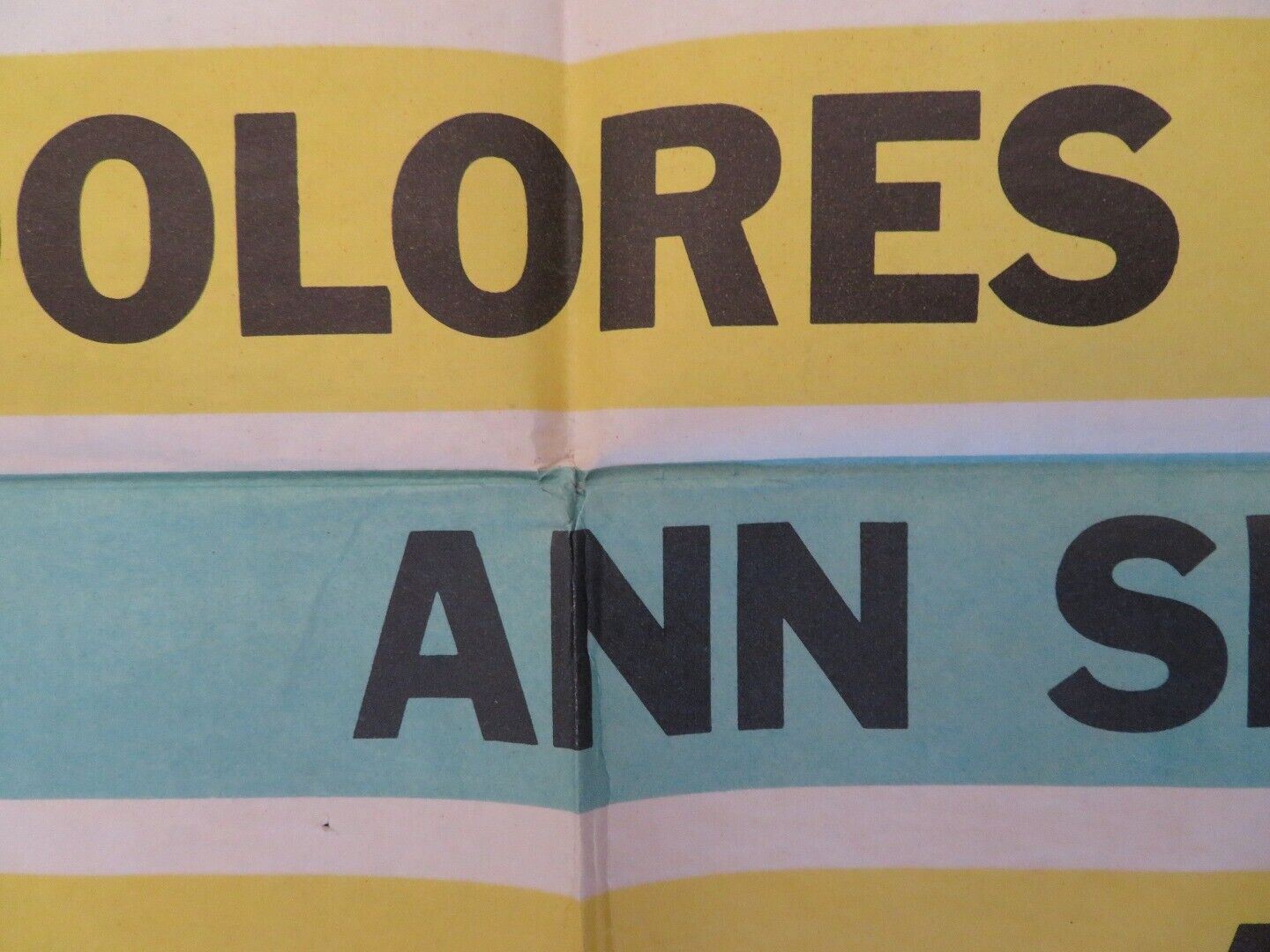 THE OPPOSITE SEX ONE FOLDED US ONE SHEET POSTER JUNE ALLYSON JOAN COLLINS 1956 Movie posters