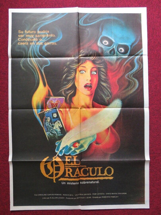 THE ORACLE FOLDED ARGENTINA POSTER CAROLINE CAPERS POWERS ROGER NEIL 1985 - Rendezvous Cinema