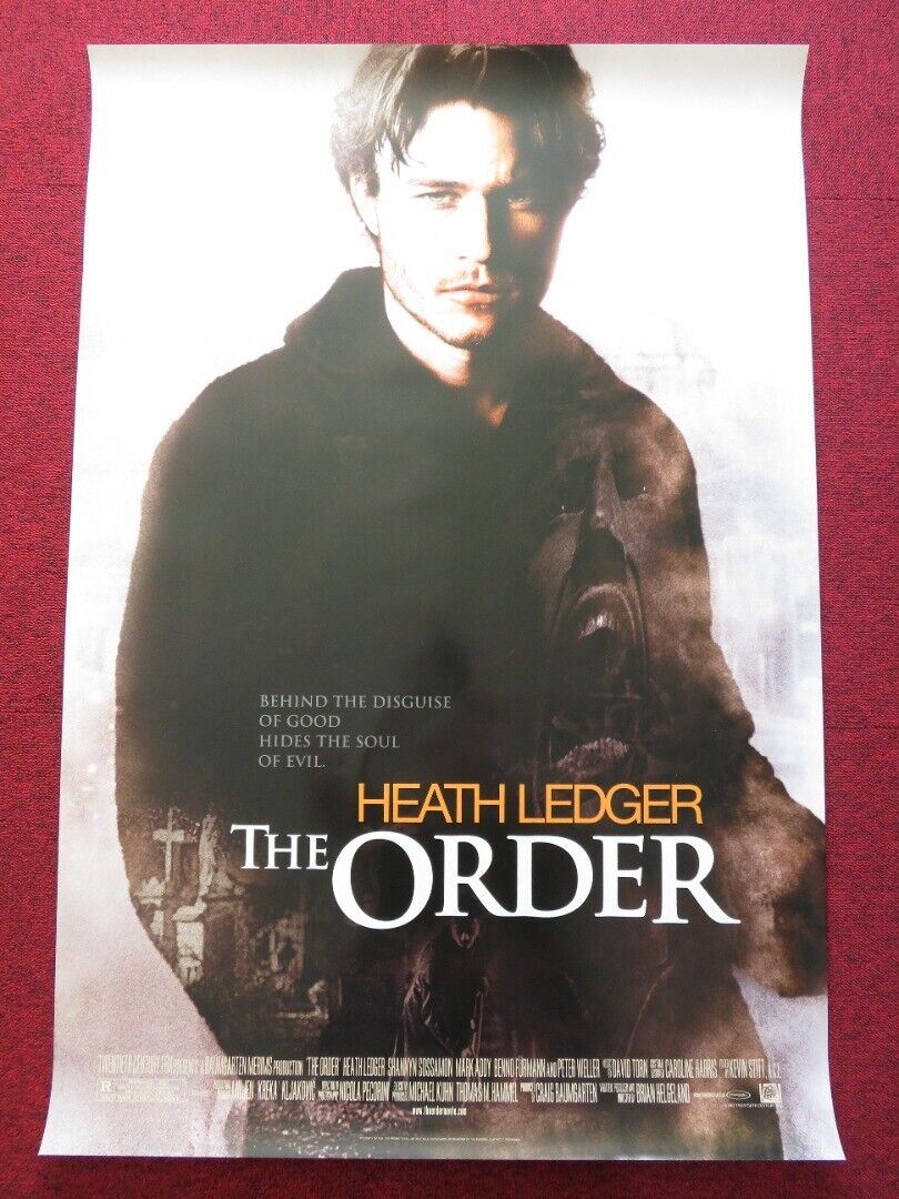 THE ORDER US ONE SHEET ROLLED POSTER HEATH LEDGER 2003 Movie posters