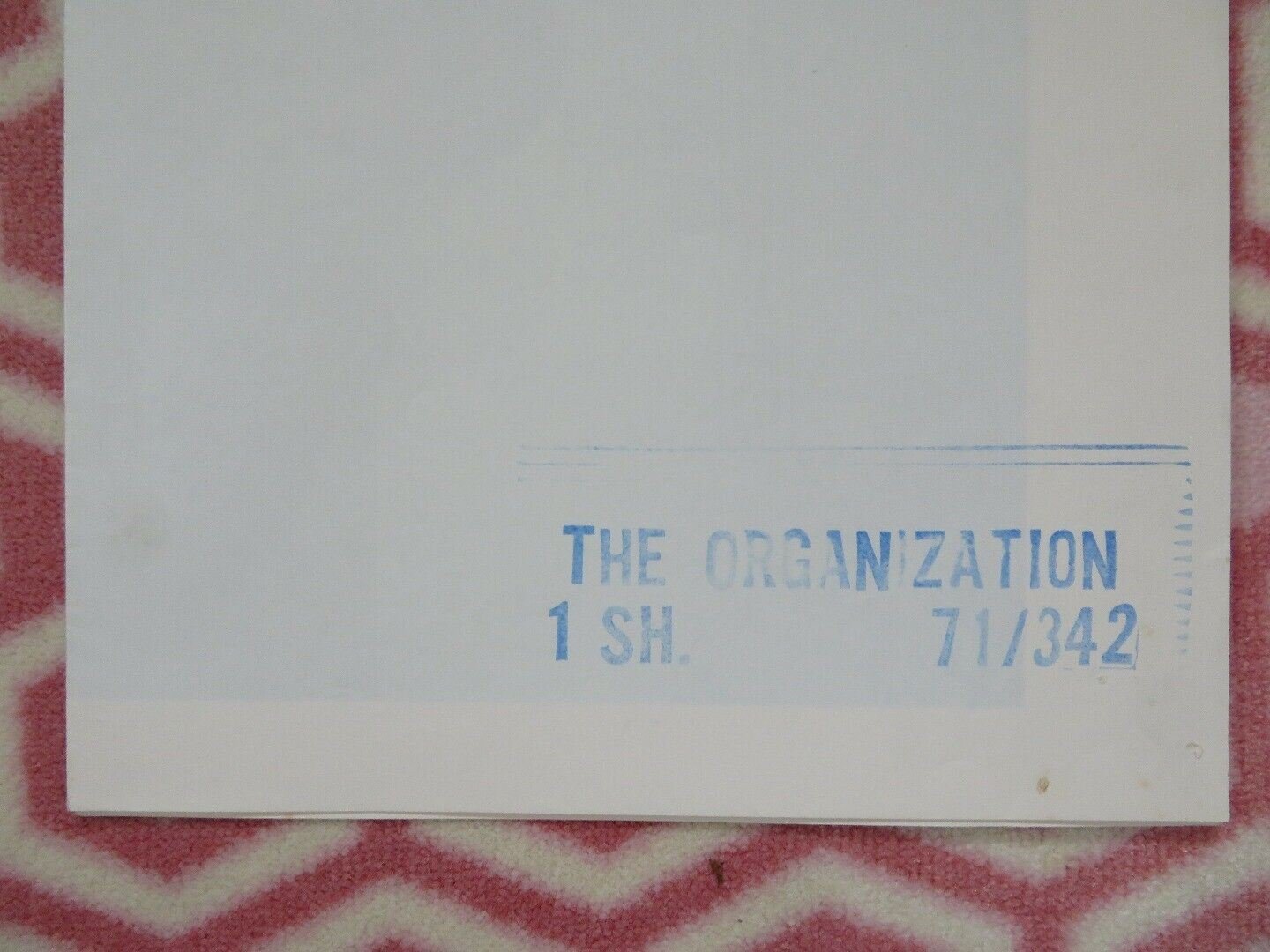 THE ORGANIZATION US ONE SHEET POSTER SIDNEY POITIER 1971 - Rendezvous Cinema