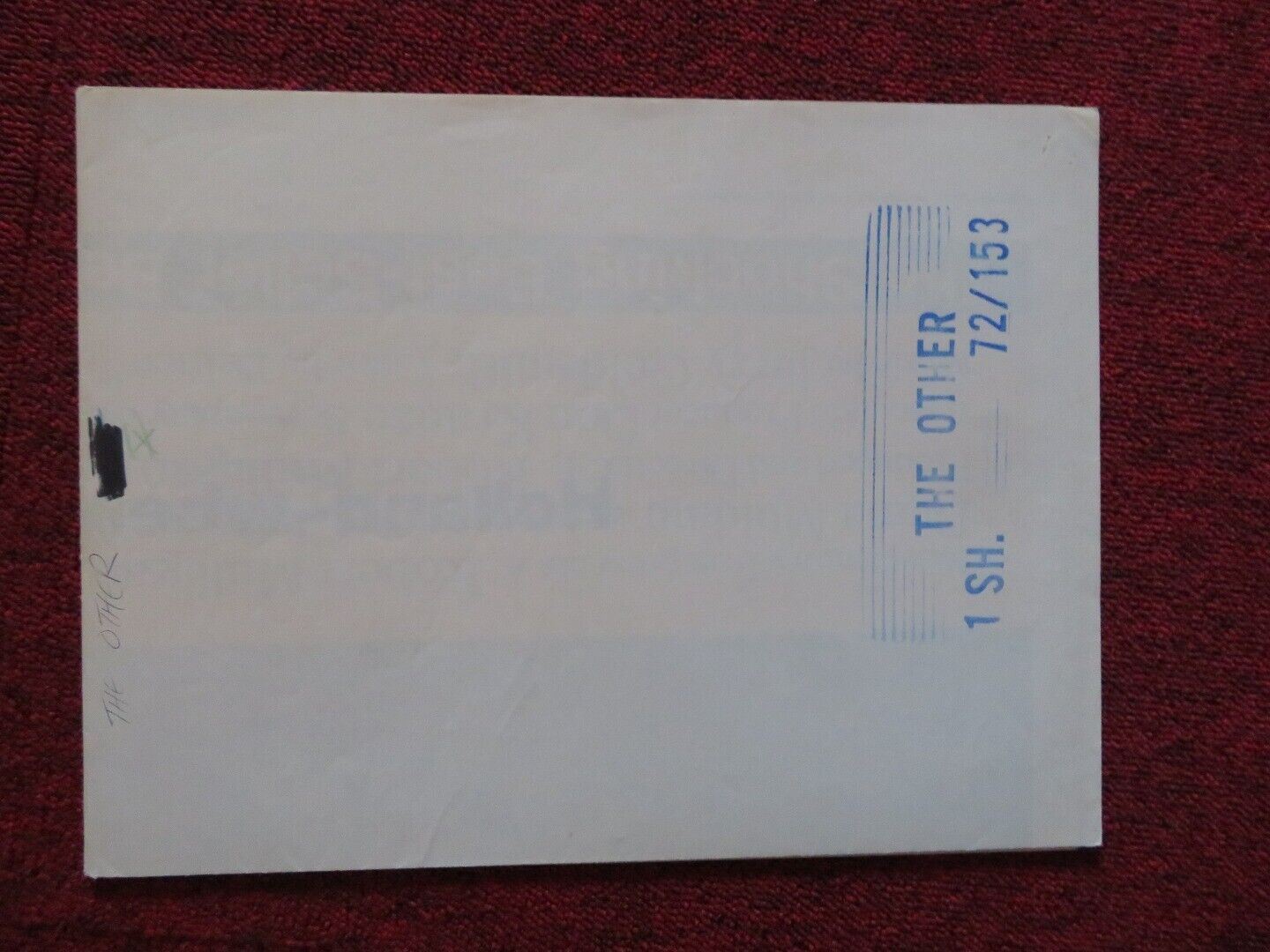 THE OTHER FOLDED US ONE SHEET POSTER UTA HAGEN DIANA MULDAUR 1972 Movie posters