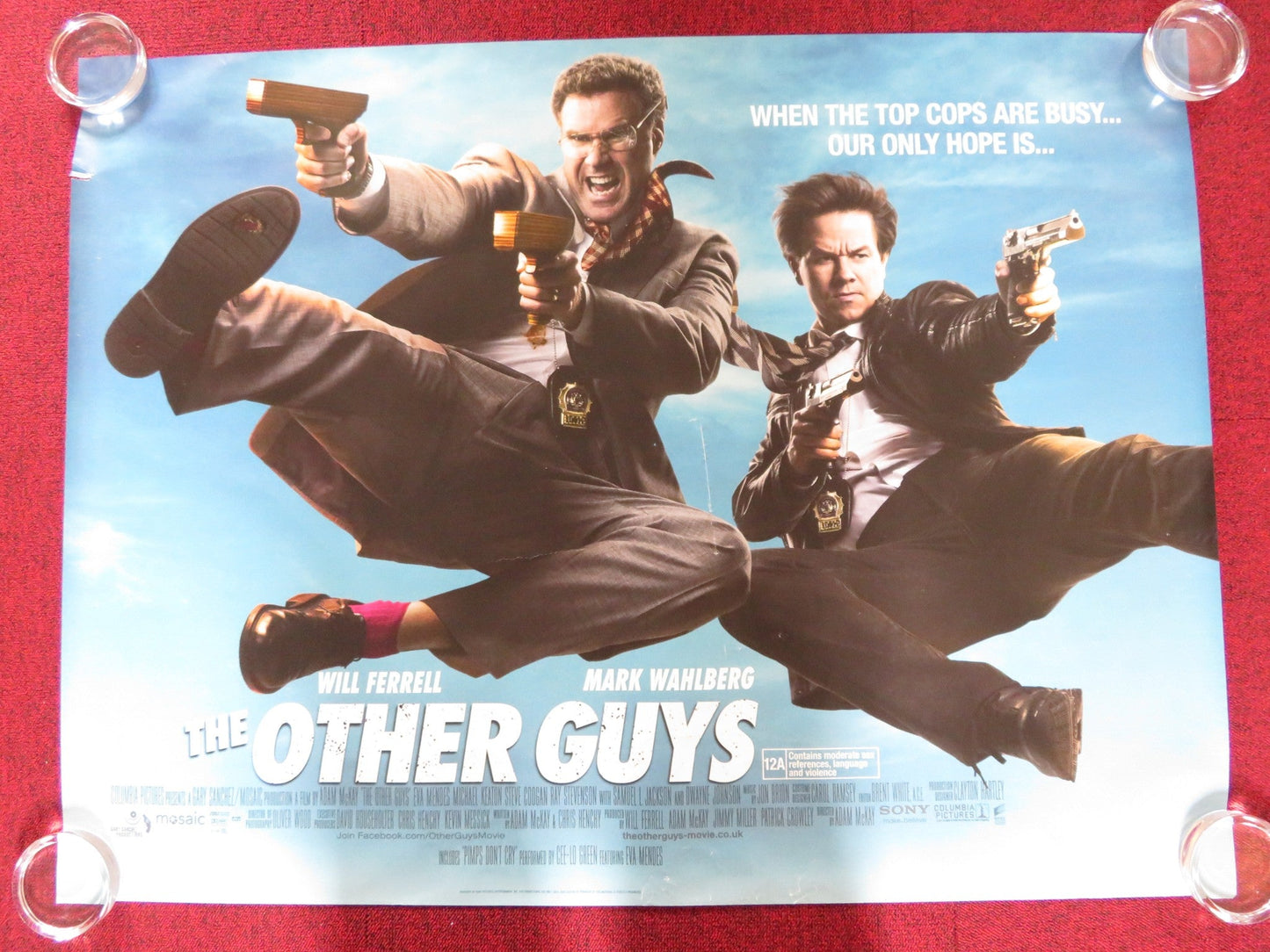 THE OTHER GUYS UK QUAD ROLLED POSTER WILL FERRELL MARK WAHLBERG 2010 Rendezvous Cinema Movie posters