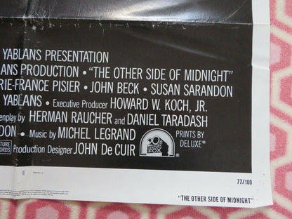 THE OTHER SIDE OF MIDNIGHT US ONE SHEET POSTER JOHN BECK 1977 Movie posters