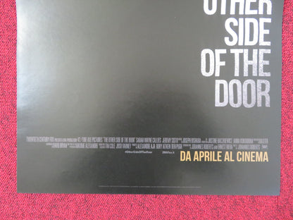 THE OTHER SIDE OF THE DOOR ITALIAN LOCANDINA POSTER SARAH WAYNE CALLIES 2016 Rendezvous Cinema Movie posters