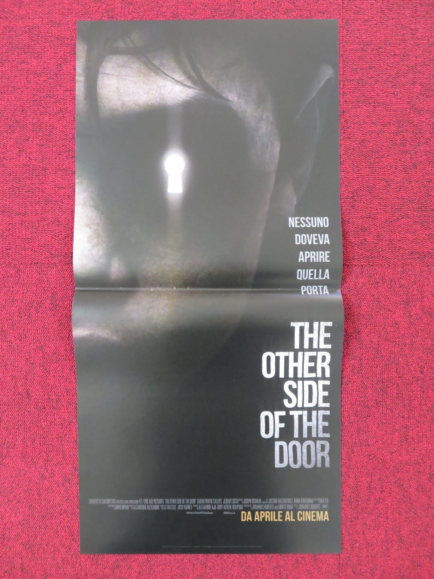 THE OTHER SIDE OF THE DOOR ITALIAN LOCANDINA POSTER SARAH WAYNE CALLIES 2016 Rendezvous Cinema Movie posters