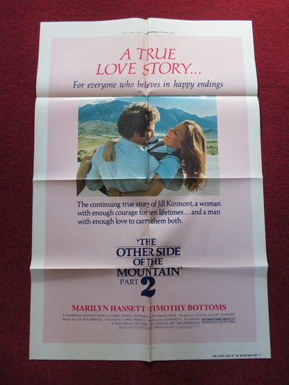 THE OTHER SIDE OF THE MOUNTAIN PART 2 FOLDED US ONE SHEET POSTER M. HASSETT 1978 Rendezvous Cinema Movie posters