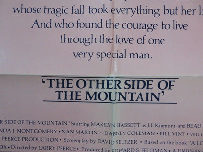 THE OTHER SIDE OF THE MOUNTAIN US ONE SHEET POSTER MARILYN HASSETT Movie posters