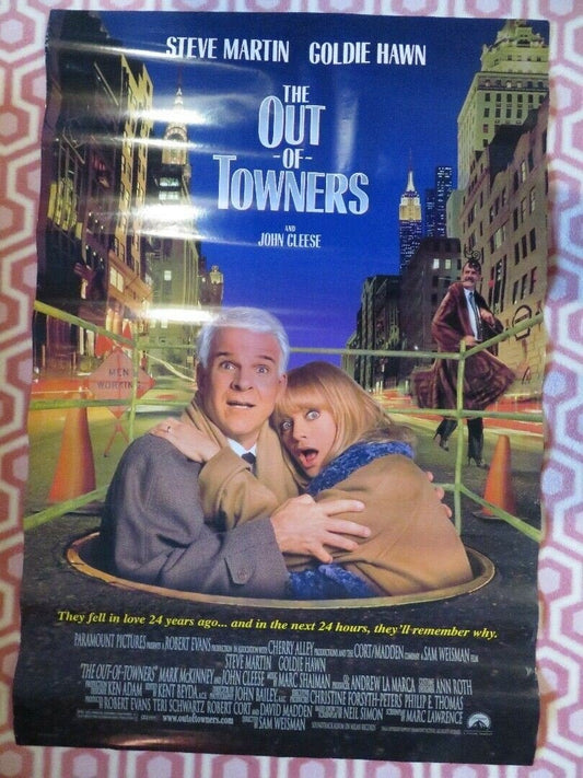 THE OUT IF TOWNERS US ONE SHEET ROLLED POSTER STEVE MARTIN GOLDIE HAWN Movie posters