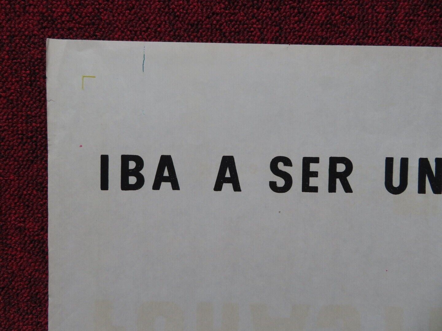 THE OUT OF TOWNERS FOLDED ARGENTINA ONE SHEET POSTER JACK LEMMON SANDY DENNIS Movie posters