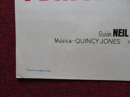 THE OUT OF TOWNERS FOLDED ARGENTINA ONE SHEET POSTER JACK LEMMON SANDY DENNIS Movie posters