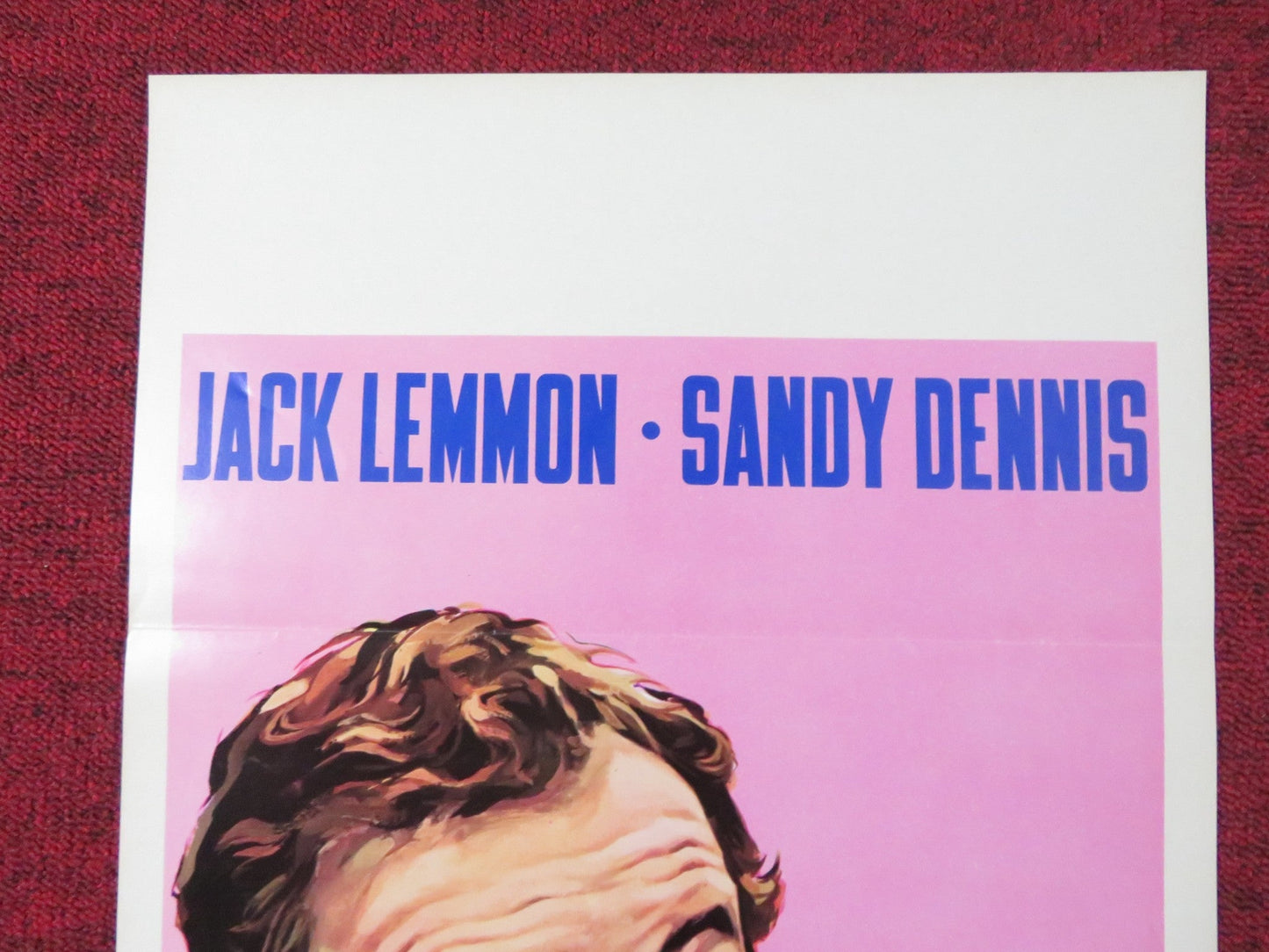 THE OUT OF TOWNERS ITALIAN LOCANDINA POSTER JACK LEMMON SANDY DENNIS 1970 Rendezvous Cinema Movie posters