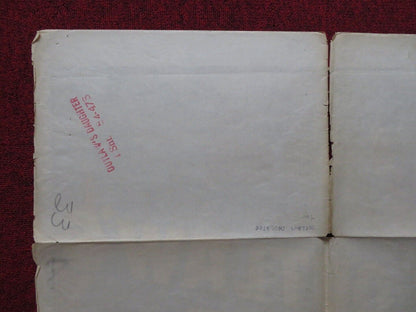 THE OUTLAW'S DAUGHTER FOLDED US ONE SHEET POSTER BILL WILLIAMS S. CONNOLLY 1954 Movie posters