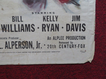 THE OUTLAW'S DAUGHTER FOLDED US ONE SHEET POSTER BILL WILLIAMS S. CONNOLLY 1954 Movie posters