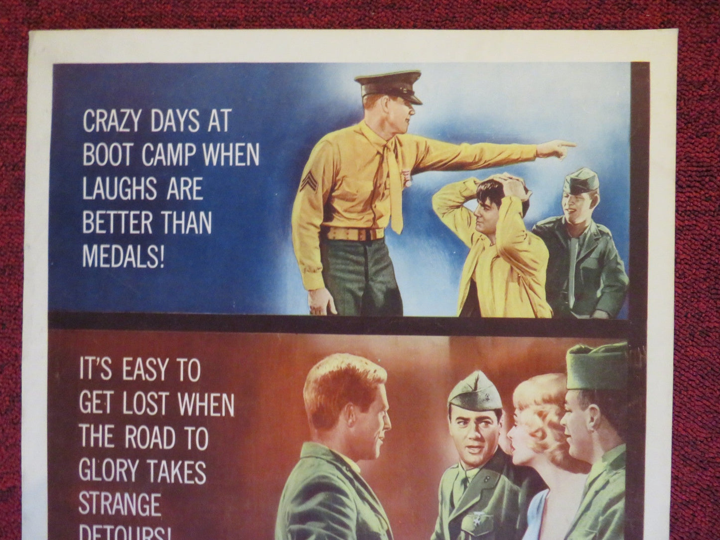 THE OUTSIDER US INSERT (14"x 36") POSTER TONY CURTIS JAMES FRANCISCUS 1962 Rendezvous Cinema Movie posters