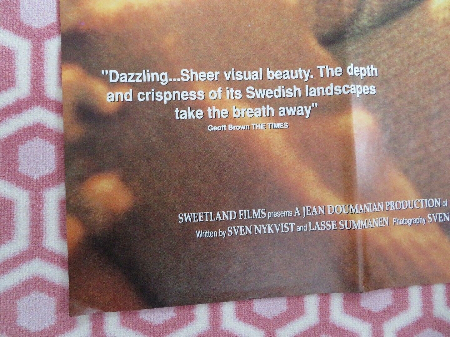 THE OX, OXEN UK ORIGINAL QUAD POSTER SVEN NYKVIST MAX VON SYDOW LIV ULLMANN RARE Rendezvous Cinema Movie posters