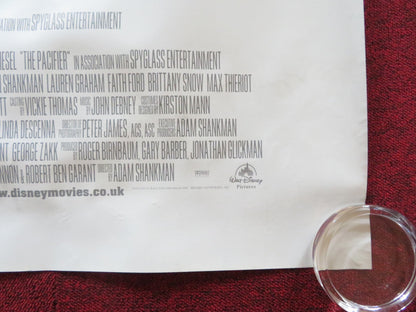 THE PACIFIER UK QUAD (30"x 40") ROLLED POSTER DISNEY VIN DIESEL L. GRAHAM 2005 Rendezvous Cinema Movie posters