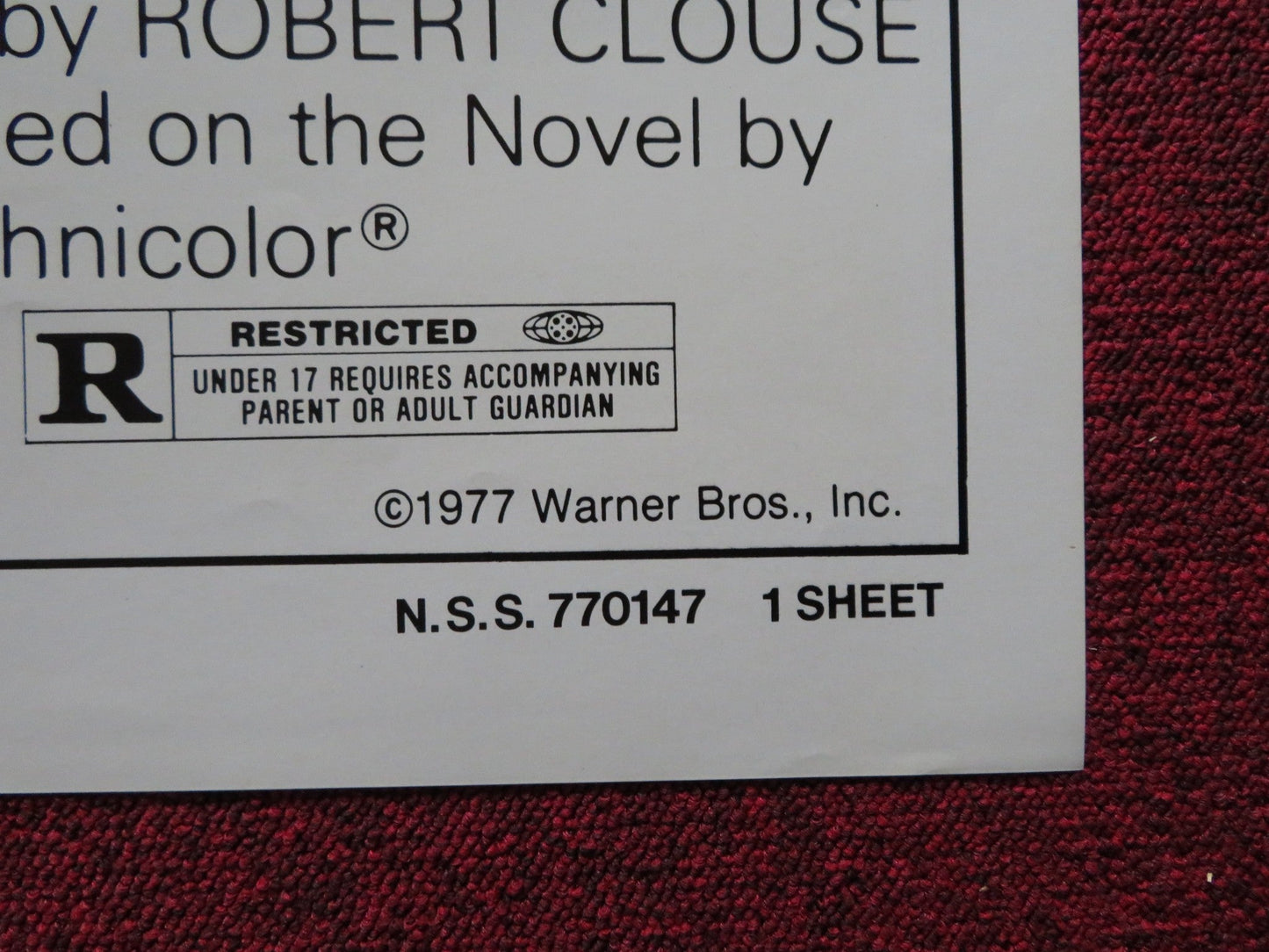 THE PACK FOLDED US ONE SHEET POSTER JOE DON BAKER HOPE ALEXANDER - WILLIS 1977 Rendezvous Cinema Movie posters