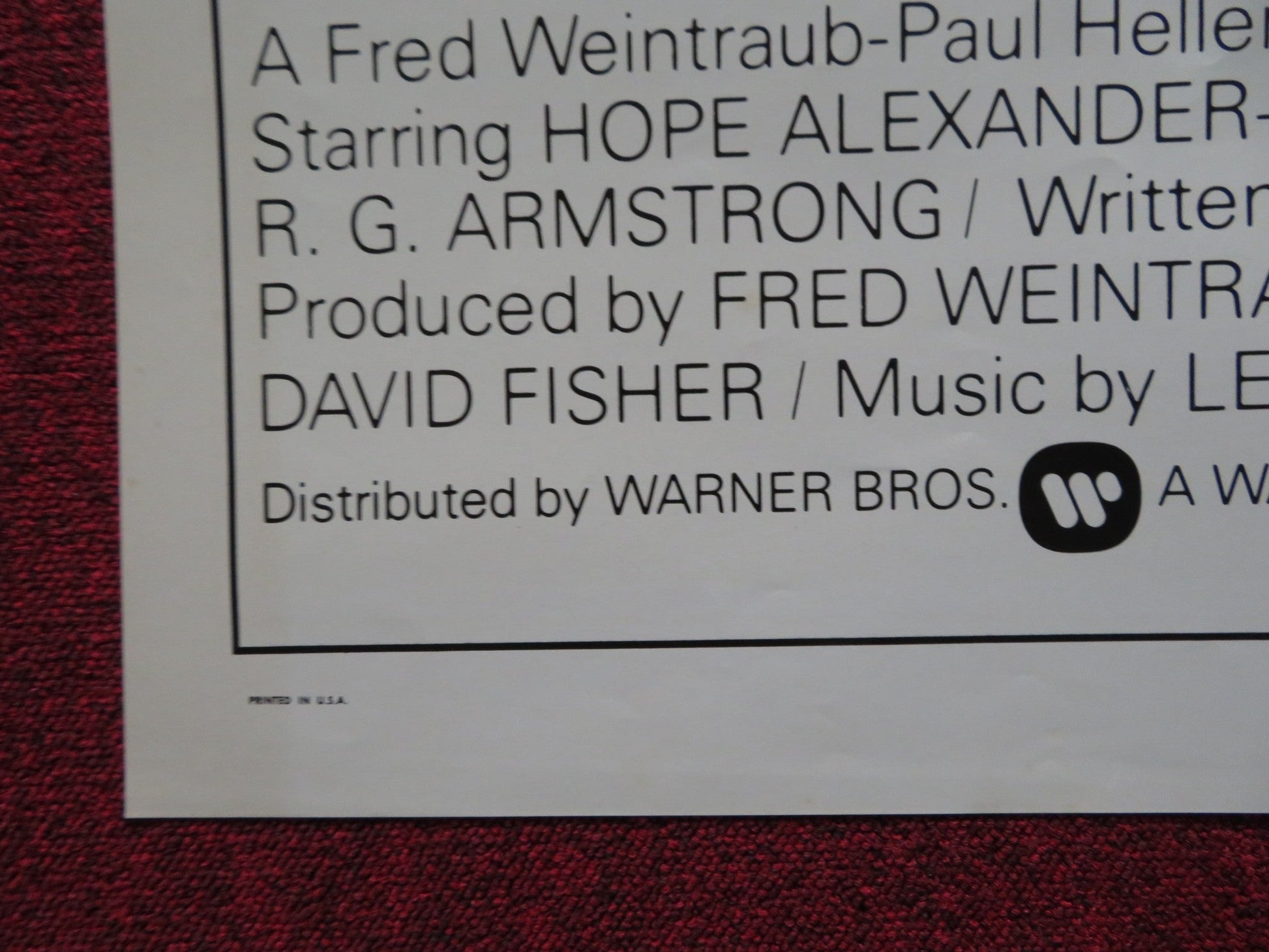 THE PACK FOLDED US ONE SHEET POSTER JOE DON BAKER HOPE ALEXANDER - WILLIS 1977 Rendezvous Cinema Movie posters