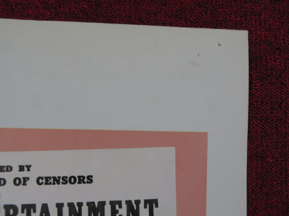 THE PAD (AND HOW TO USE IT) FOLDED US ONE SHEET POSTER BRIAN BEDFORD 1966 Rendezvous Cinema Movie posters