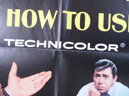 THE PAD (AND HOW TO USE IT) FOLDED US ONE SHEET POSTER BRIAN BEDFORD 1966 Rendezvous Cinema Movie posters