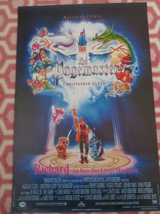THE PAGEMASTER BELGIUM (13"x 19.5") POSTER CHRISTOPHER LLOYD MACAULAY CULKIN '94 - Rendezvous Cinema