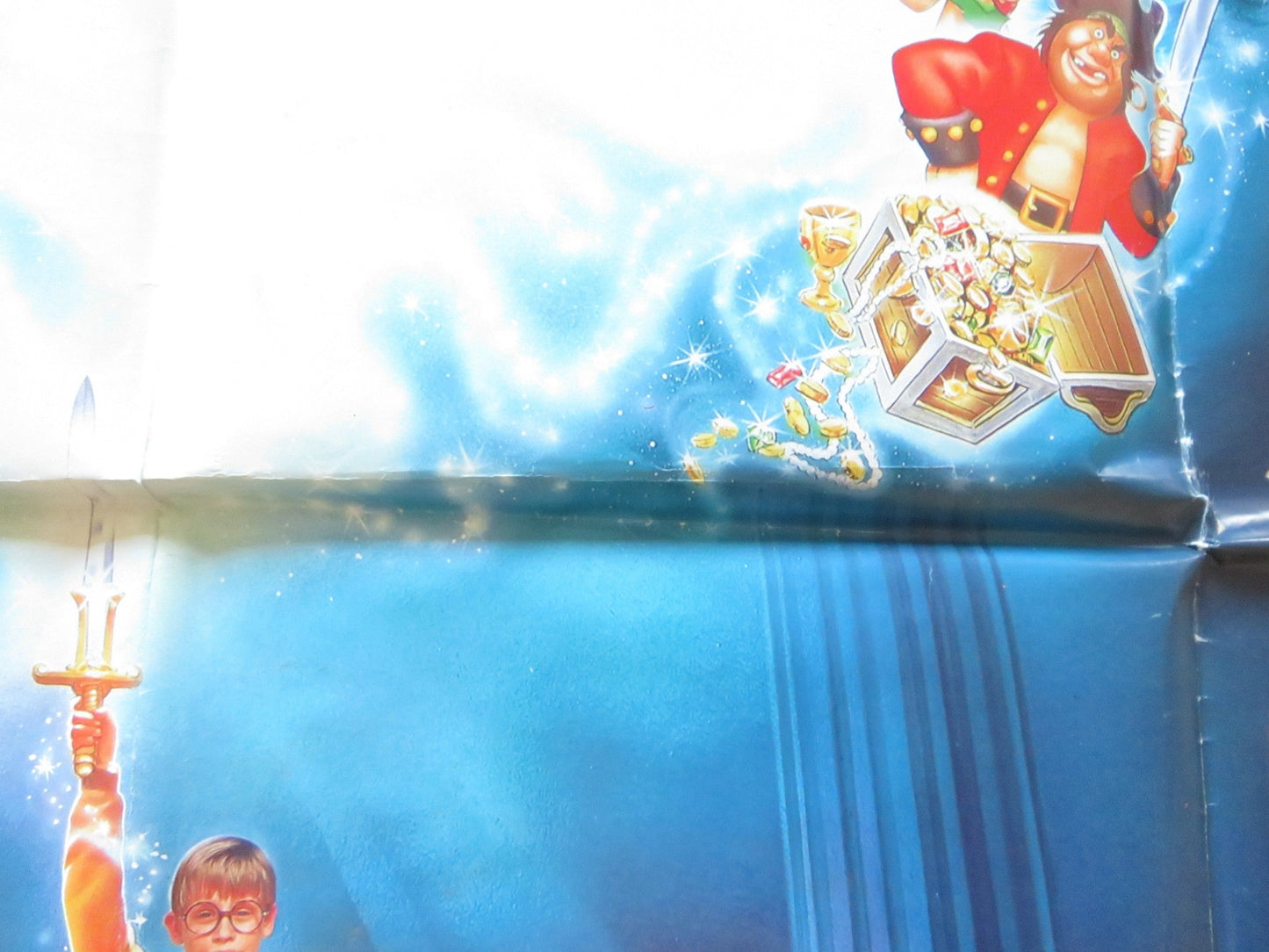 THE PAGEMASTER QUAD POSTER FOLDED MACAULAY CULKIN CHRISTOPHER LLOYD 1993 Rendezvous Cinema Movie posters