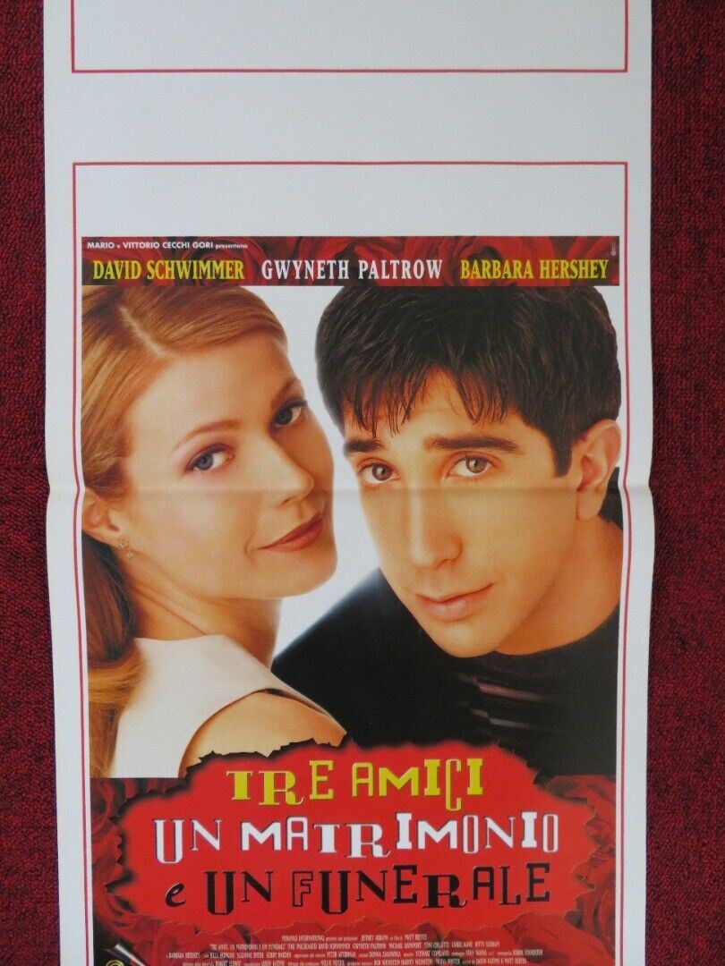 THE PALLBEARER ITALIAN LOCANDINA (27.5"x13") POSTER D SCHWIMMER G PALTROW 1998 Movie posters