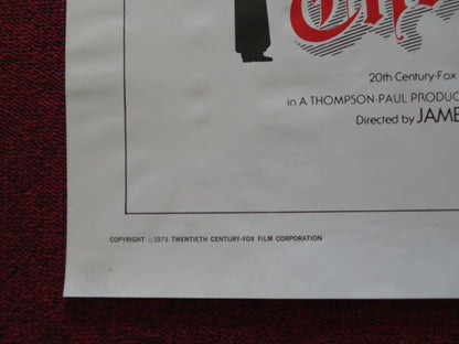 THE PAPER CHASE - STYLE A FOLDED US ONE SHEET POSTER TIMOTHY BOTTOMS 1973 Movie posters