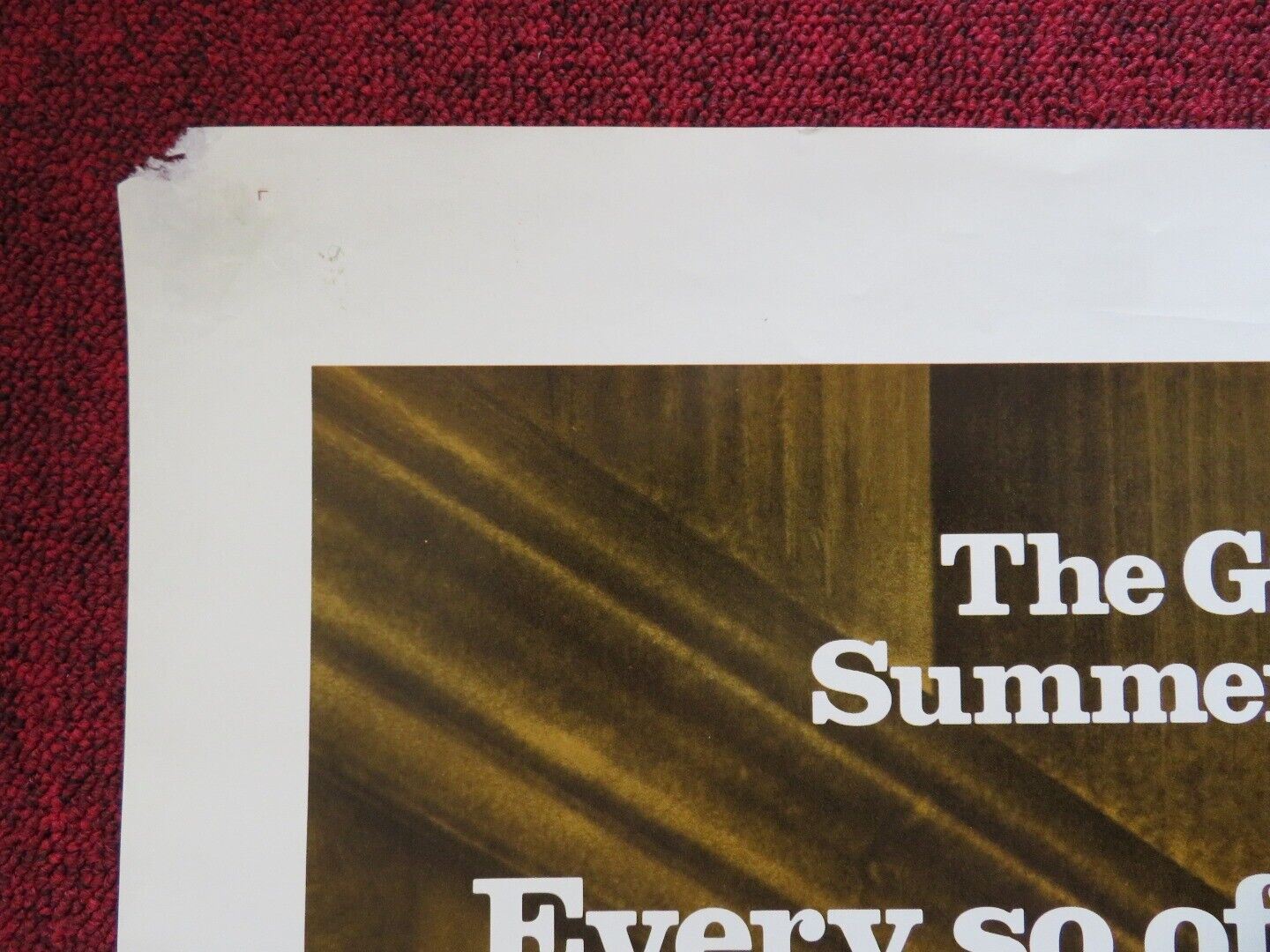 THE PAPER CHASE - STYLE A FOLDED US ONE SHEET POSTER TIMOTHY BOTTOMS 1973 Movie posters