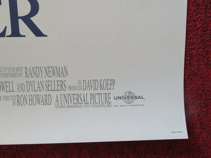 THE PAPER US ONE SHEET ROLLED POSTER MICHAEL KEATON GLENN CLOSE 1994 Movie posters