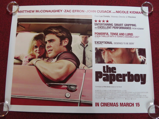 THE PAPERBOY UK QUAD (30"x 40") ROLLED POSTER ZAC EFRON MATTHEW MCCONAUGHEY 2012 Rendezvous Cinema Movie posters