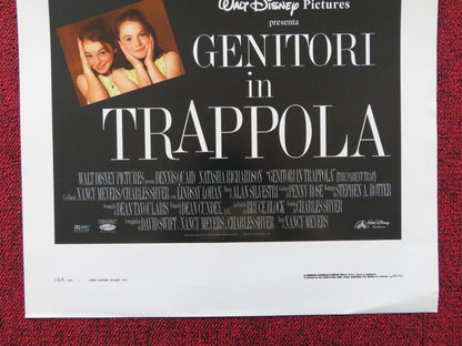 THE PARENT TRAP ITALIAN LOCANDINA POSTER DISNEY DENNIS QUAID LINDSAY LOHAN 1999 Rendezvous Cinema Movie posters
