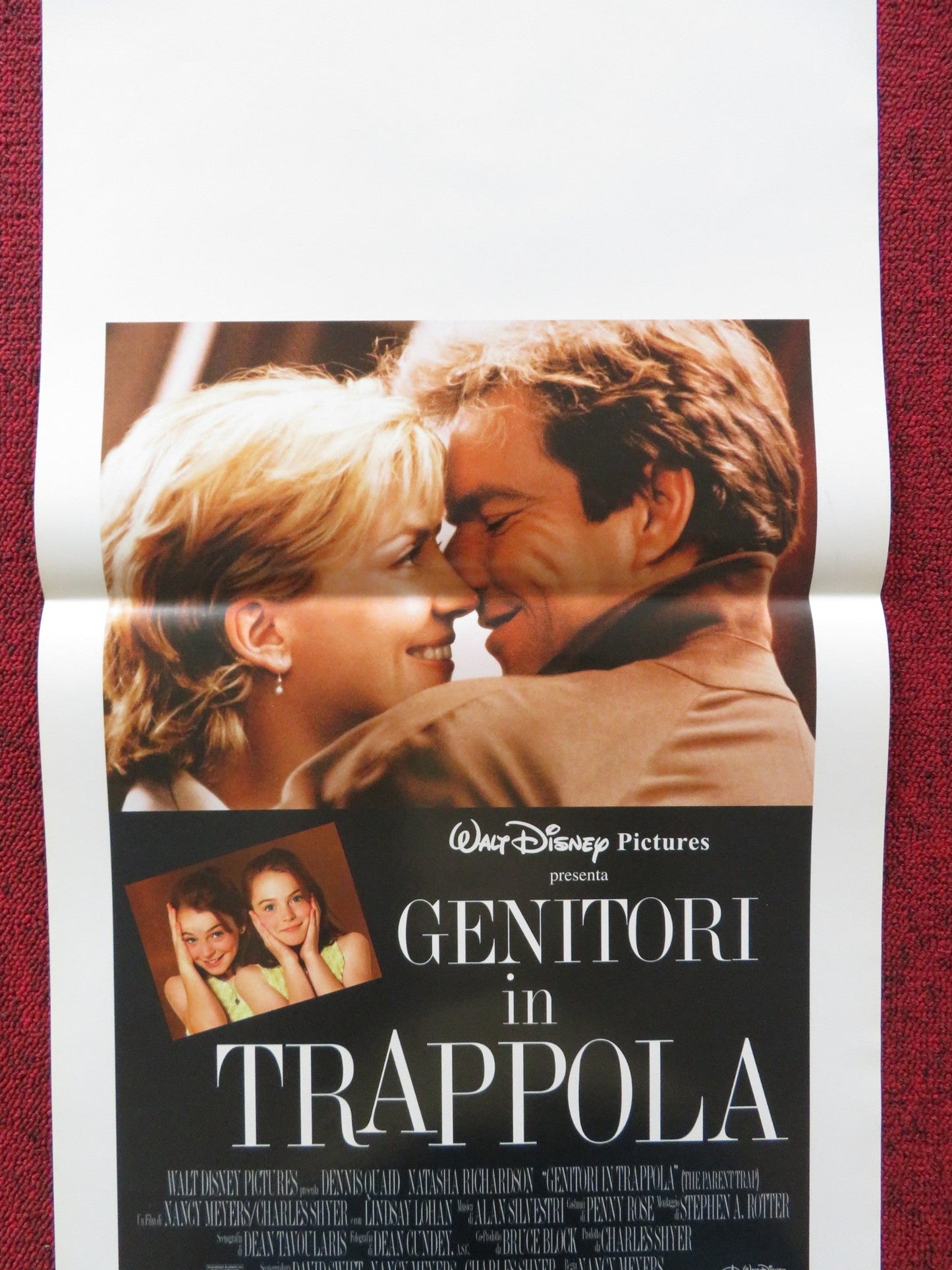 THE PARENT TRAP ITALIAN LOCANDINA POSTER DISNEY DENNIS QUAID LINDSAY LOHAN 1999 Rendezvous Cinema Movie posters